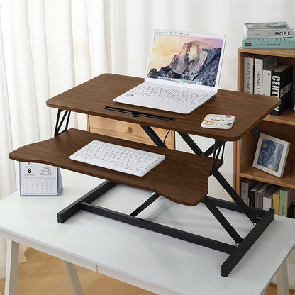 32 Inch Desk Converter, Height Adjustable Sit to Stand Riser, Dua-Free Shipping - aurelia-clothing-8955