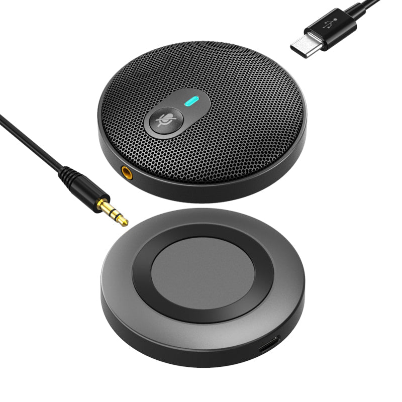 360° Pickup Video Voice Call USB Omnidirectional Microphone Video Conference Microphone Webcast Microphone - Free Shipping - aurelia-clothing-8955