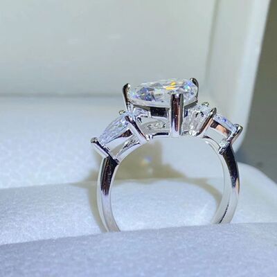 3 Carat Moissanite 925 Sterling Silver Ring - aurelia-clothing-8955