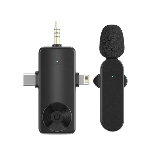 3 In 1 Wireless Lavalier Microphone Plug And Play-Free Shipping - Aurelia Clothing