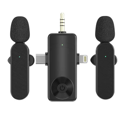 3 In 1 Wireless Lavalier Microphone Plug And Play-Free Shipping - aurelia-clothing-8955