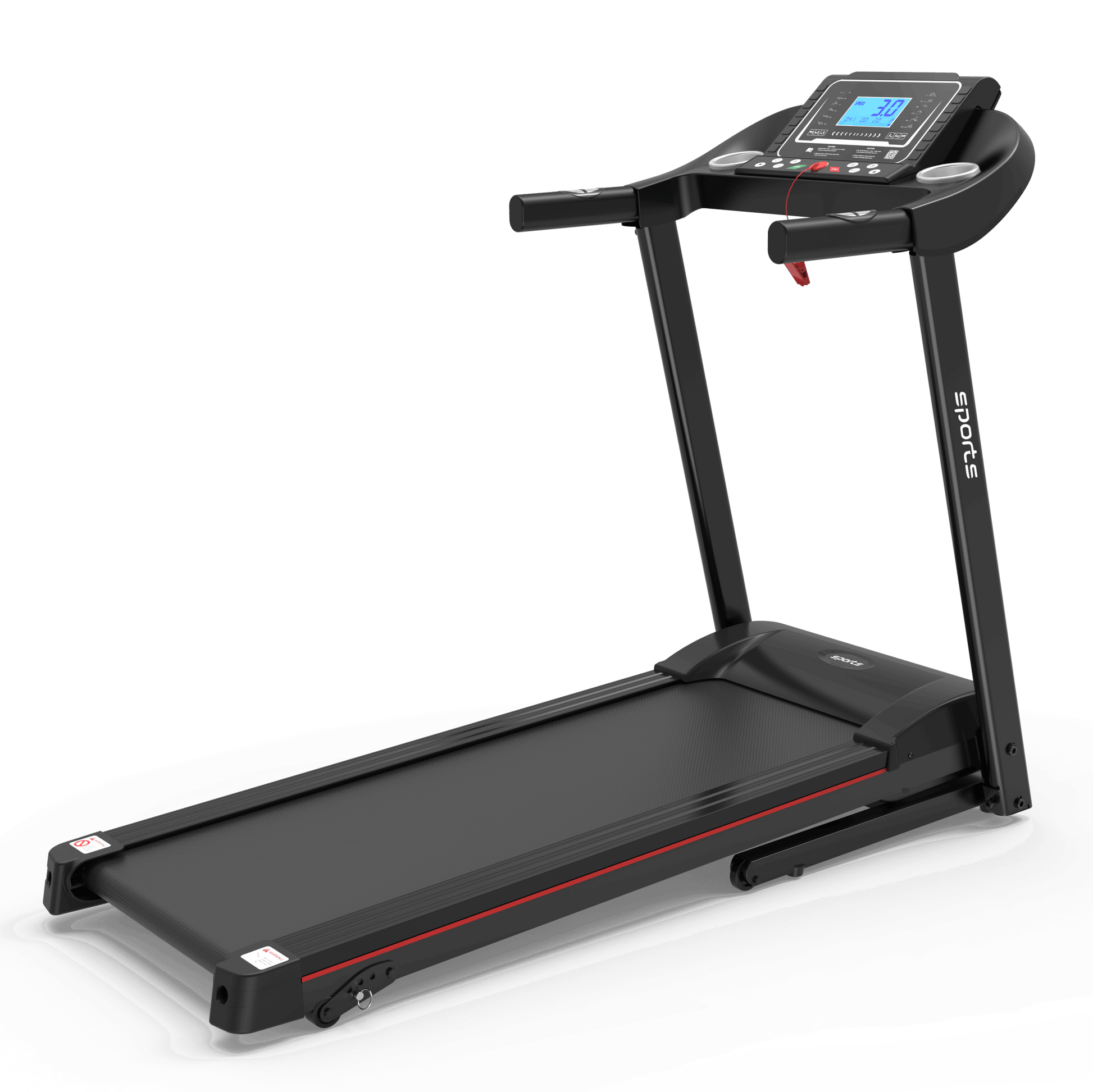 Fitshow App Home Foldable Treadmill with Incline, Folding Treadmill for Home Workout, Electric Walking Running Treadmill Machine 5" LCD Screen 250 LB Capacity Bluetooth Music - Free Shipping - Aurelia Clothing