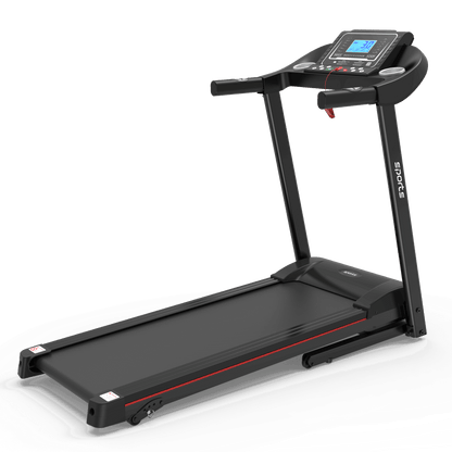 Fitshow App Home Foldable Treadmill with Incline, Folding Treadmill for Home Workout, Electric Walking Running Treadmill Machine 5" LCD Screen 250 LB Capacity Bluetooth Music - Free Shipping - Aurelia Clothing