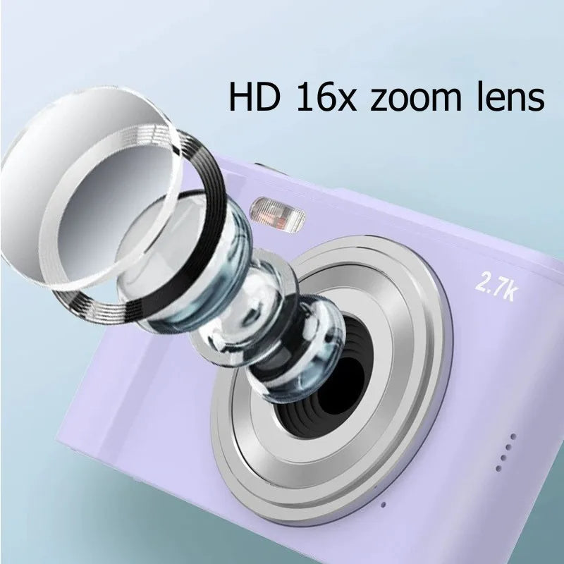 48 Million Pixel Hd Digital Camera 2.8 Inch Lcd Screen 16X Digital Zoom Periscope Lens Support Video Auto Focus Camera For Gift - Free Shipping - aurelia-clothing-8955