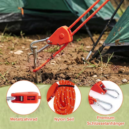 4M 6Pcs Reflective Tent Rope Set – Free Shipping - aurelia-clothing-8955