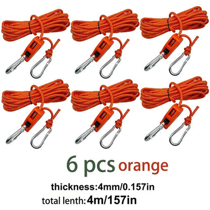 4M 6Pcs Reflective Tent Rope Set – Free Shipping - aurelia-clothing-8955