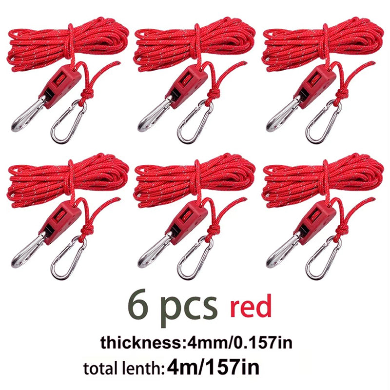 4M 6Pcs Reflective Tent Rope Set – Free Shipping - aurelia-clothing-8955
