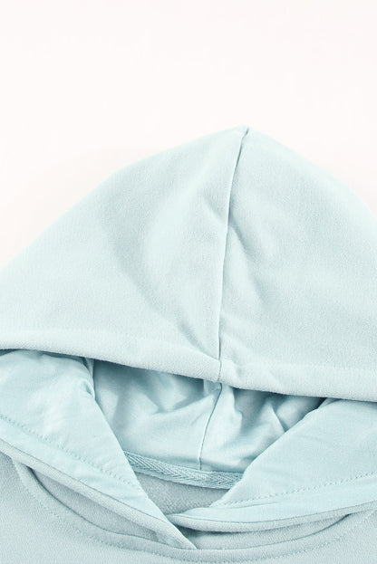Dropped Shoulder Kangaroo Pocket Hoodie - Free Shipping - Aurelia Clothing