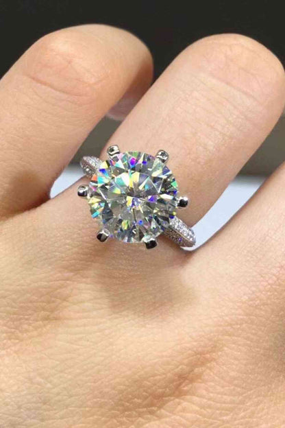 5 Carat  Moissanite 6-Prong Ring - aurelia-clothing-8955
