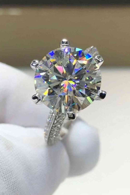 5 Carat  Moissanite 6-Prong Ring - aurelia-clothing-8955