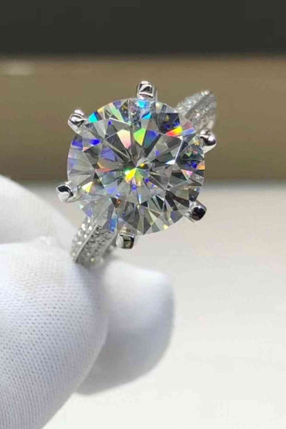 5 Carat  Moissanite 6-Prong Ring - aurelia-clothing-8955