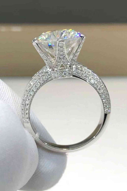 5 Carat  Moissanite 6-Prong Ring - aurelia-clothing-8955