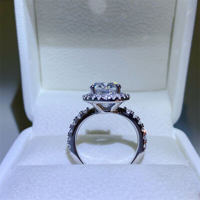 5 Carat Moissanite 925 Sterling Silver Ring - aurelia-clothing-8955