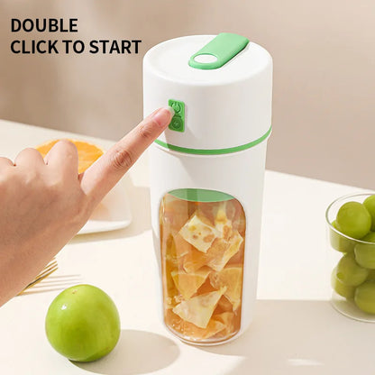 6 Blades Multifunction USB Fruit Mixers Juicers Portable Electric Juicer Blender Fruit Juicer Cup Food Milkshake Juice Maker - Free Shipping - aurelia-clothing-8955