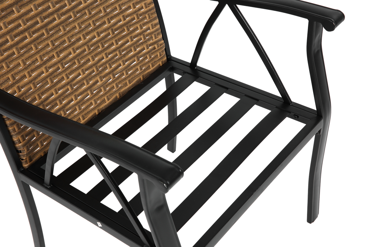 7 Piece Patio Dining Set ,Outdoor Wicker Furniture Set-Free Shipping - aurelia-clothing-8955