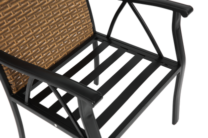 7 Piece Patio Dining Set ,Outdoor Wicker Furniture Set-Free Shipping - aurelia-clothing-8955