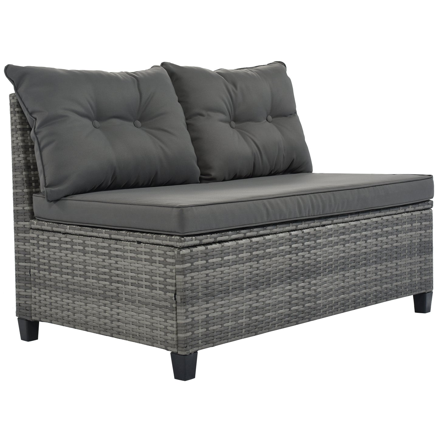 8-pieces Outdoor Wicker Round Sofa Set-Free Shipping - Aurelia Clothing