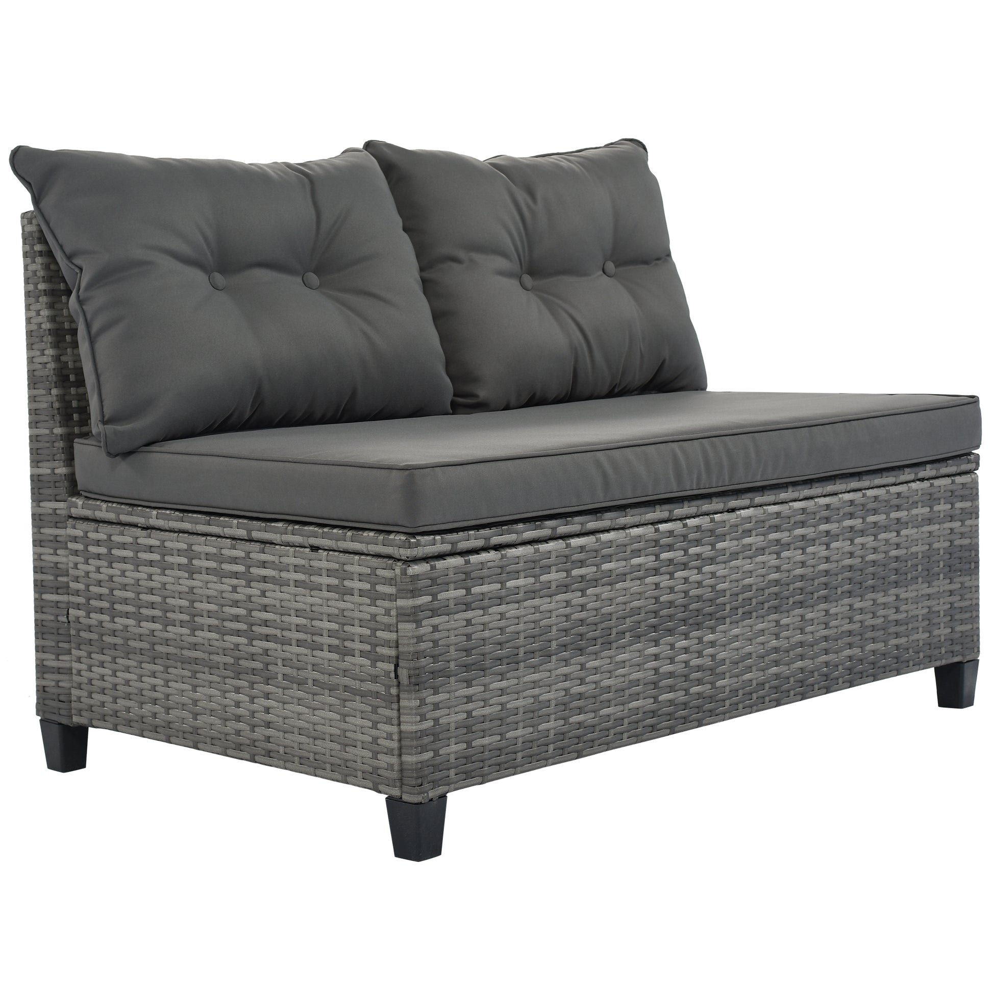 8-pieces Outdoor Wicker Round Sofa Set-Free Shipping - Aurelia Clothing