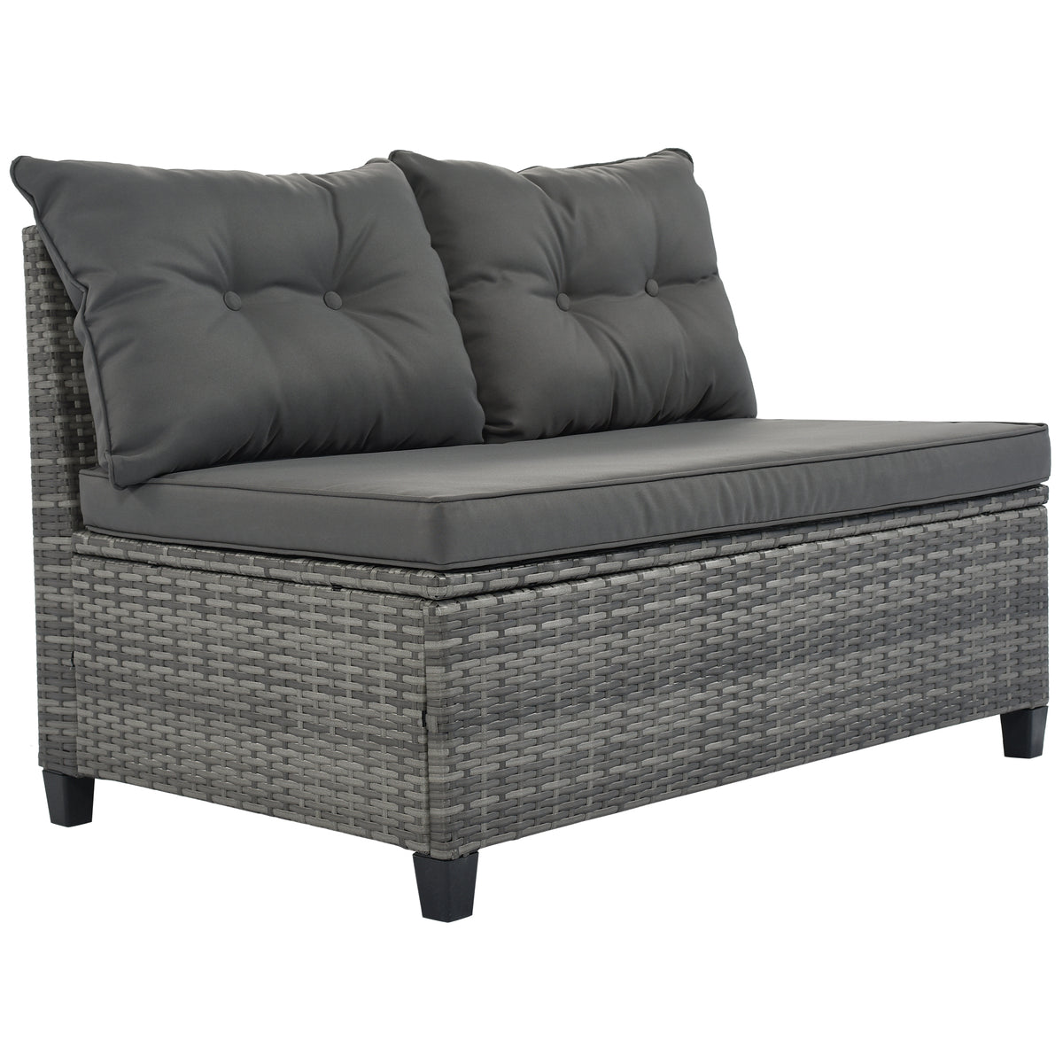 8-pieces Outdoor Wicker Round Sofa Set-Free Shipping - aurelia-clothing-8955