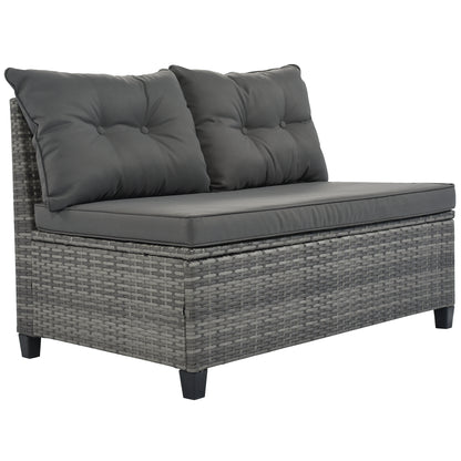 8-pieces Outdoor Wicker Round Sofa Set-Free Shipping - aurelia-clothing-8955