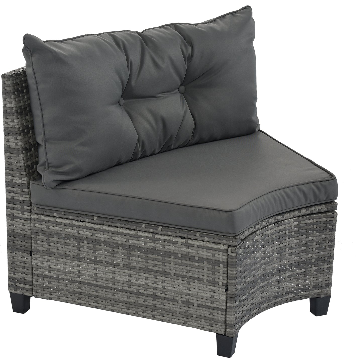 8-pieces Outdoor Wicker Round Sofa Set-Free Shipping - aurelia-clothing-8955