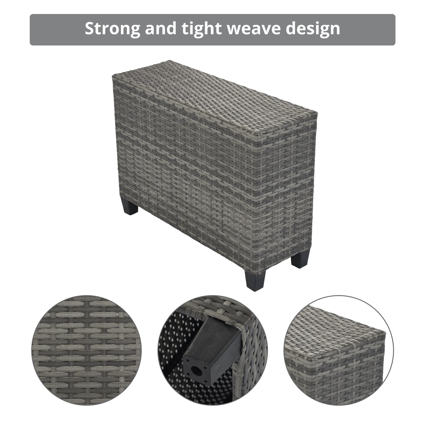 8-pieces Outdoor Wicker Round Sofa Set-Free Shipping - aurelia-clothing-8955