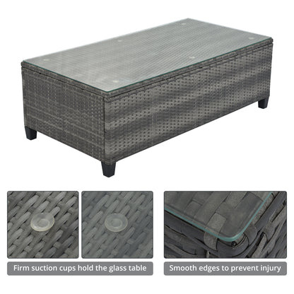 8-pieces Outdoor Wicker Round Sofa Set-Free Shipping - aurelia-clothing-8955