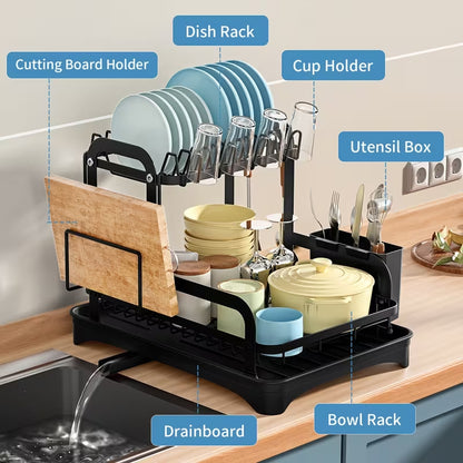 2-Tier Dish Drying Rack – Free Shipping