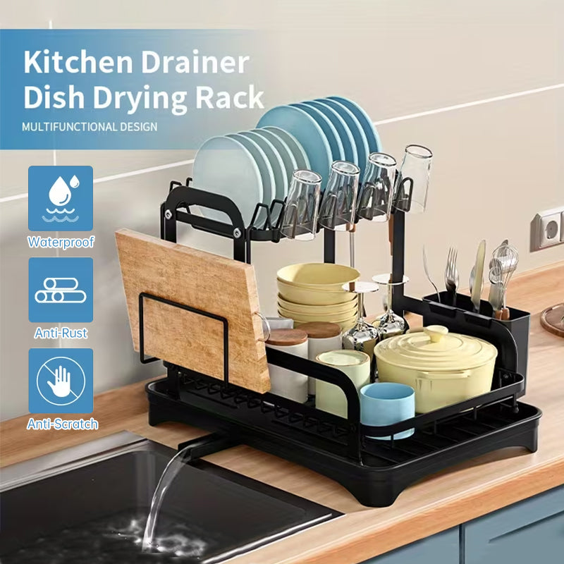 2-Tier Dish Drying Rack – Free Shipping