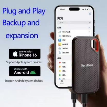 High-speed Portable SSD 2TB 4TB 16TB-Free Shipping