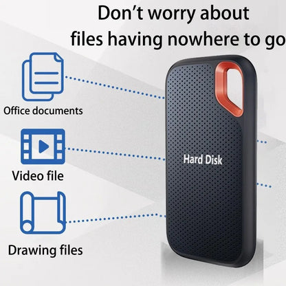High-speed Portable SSD 2TB 4TB 16TB-Free Shipping