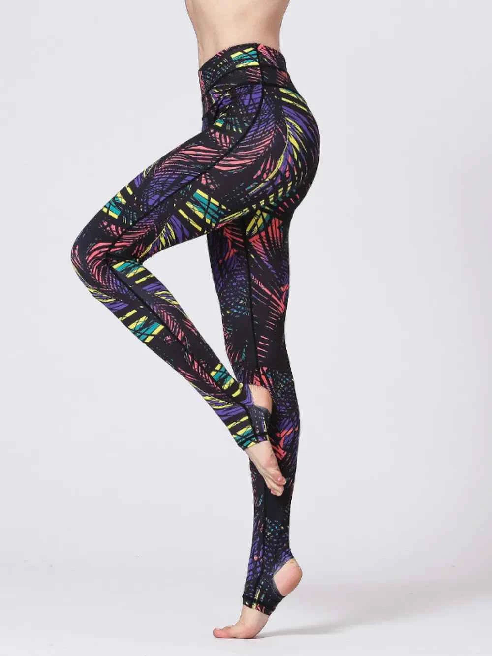Active Leggings with Stirrups-Free Shipping - aurelia-clothing-8955