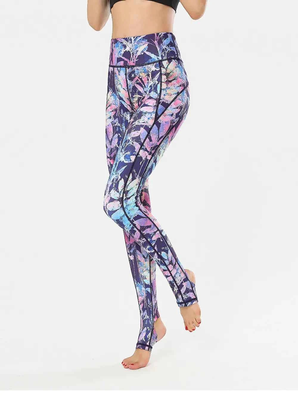 Active Leggings with Stirrups-Free Shipping - aurelia-clothing-8955