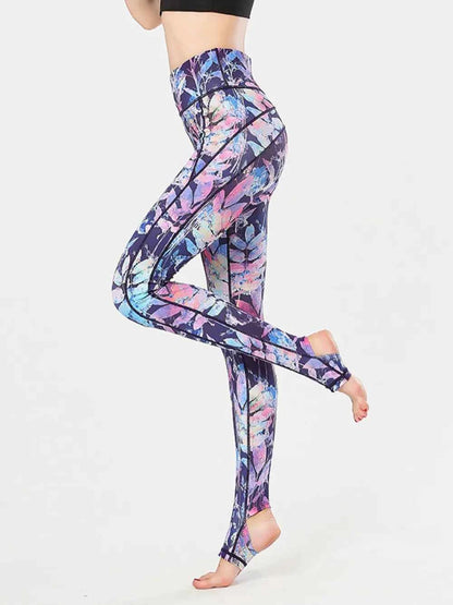 Active Leggings with Stirrups-Free Shipping - aurelia-clothing-8955