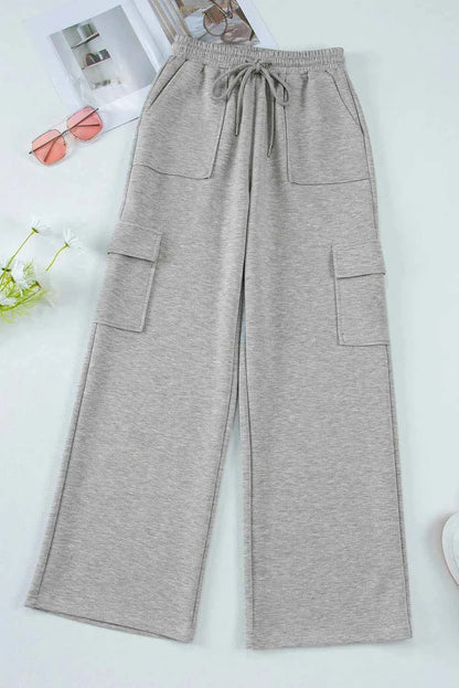Active Pants with Pockets-Free Shipping - aurelia-clothing-8955