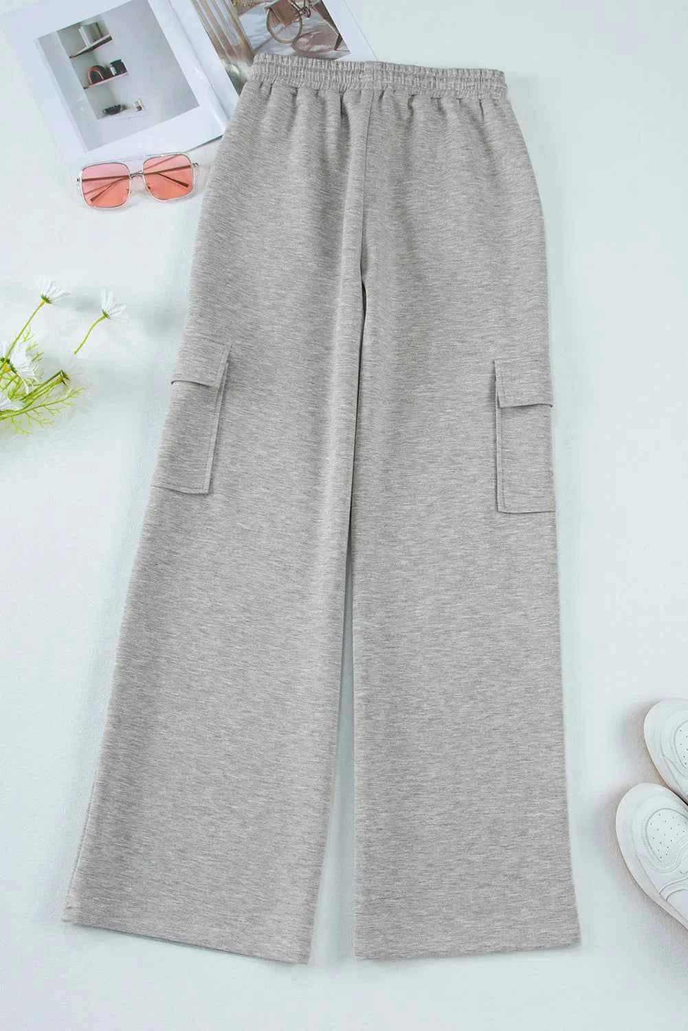 Active Pants with Pockets-Free Shipping - aurelia-clothing-8955