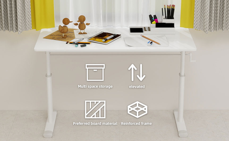 Adjustable study desk-Free Shipping - aurelia-clothing-8955