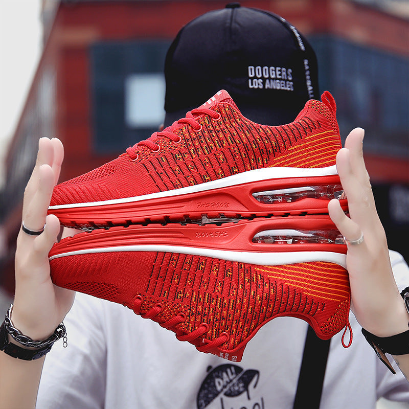 Air Cushioned Fly Woven Upper Comfortable And Breathable Air Cushion Outsole Cushioning, High Elasticity Free And Non Slip - Free Shipping - aurelia-clothing-8955