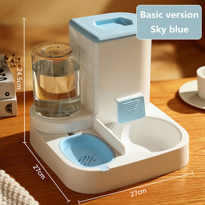 Automatic Cat Feeder Pet Bowls Dispenser Stainless Steel Bowls Cat Dog Pet Feeder Automatic - Free Shipping - aurelia-clothing-8955