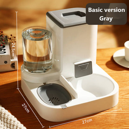 Automatic Cat Feeder Pet Bowls Dispenser Stainless Steel Bowls Cat Dog Pet Feeder Automatic - Free Shipping - aurelia-clothing-8955