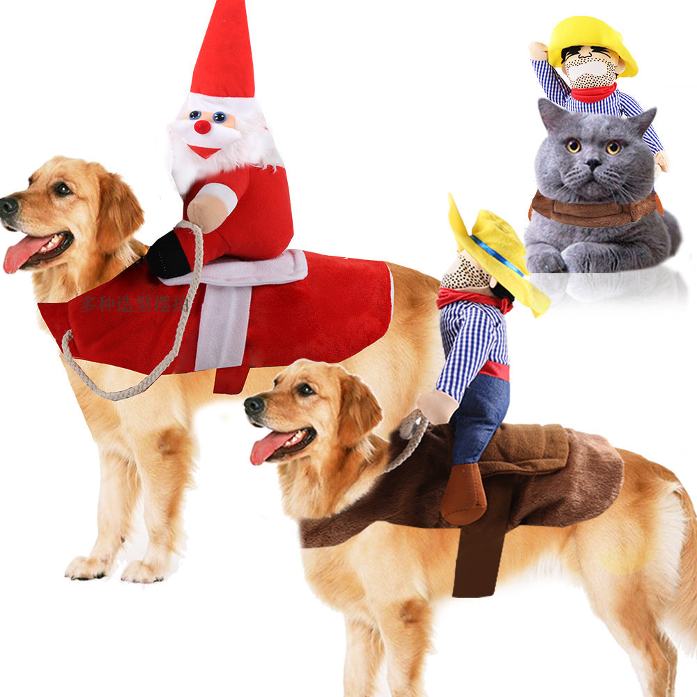 Pet Dog Clothes Cat Accessories Horse Riding-Free Shipping