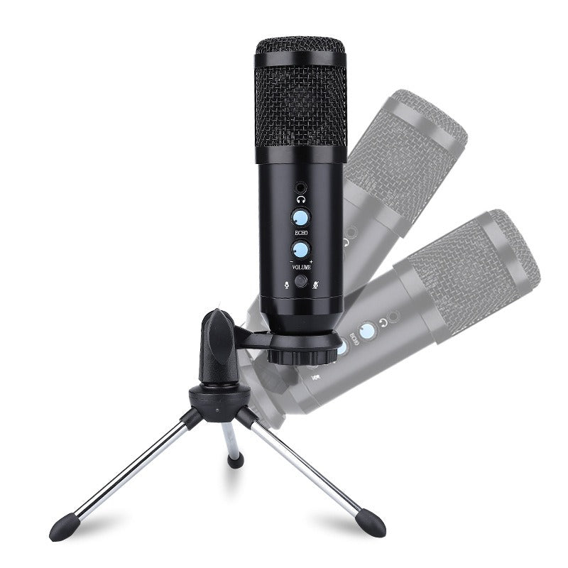 BM800USB condenser microphone with ear return monitoring silent reverberation computer MIC - Free Shipping - aurelia-clothing-8955