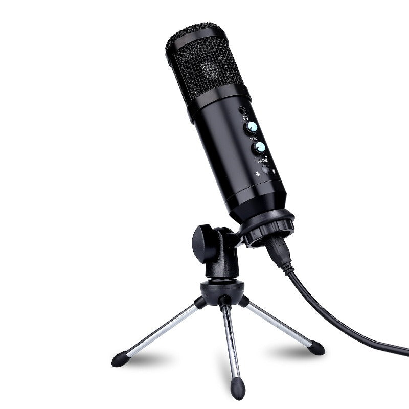 BM800USB condenser microphone with ear return monitoring silent reverberation computer MIC - Free Shipping - aurelia-clothing-8955