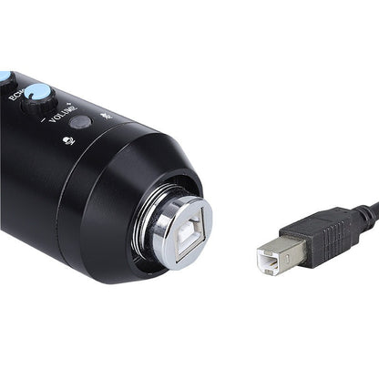 BM800USB condenser microphone with ear return monitoring silent reverberation computer MIC - Free Shipping - aurelia-clothing-8955