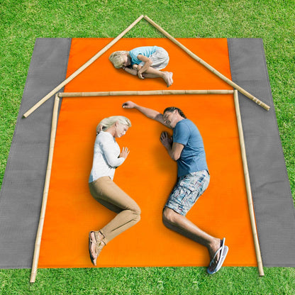 Beach Mat Picnic Blanket, Extra Large 200 x 200cm Beach blanket Waterproof Sandproof Water Resistant Picnic Blanket  Camping - Free Shipping - aurelia-clothing-8955