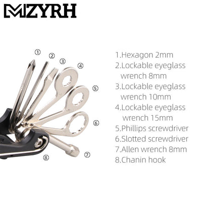 Bicycle 19 In 1 Combination Tool Mountain Bike Bicycle Folding Tool Multi-Function Repair Tool - Free Shipping - aurelia-clothing-8955