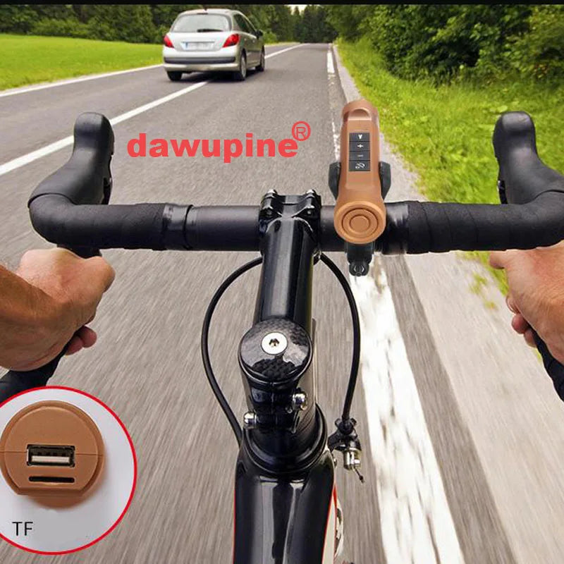 Bicycle Speaker MP3 Player USB TF Card Reader Slot Ride Audio Bluetooth Sport Speaker li-ion Battery FM Radio LED Flashlight - Free Shipping - aurelia-clothing-8955