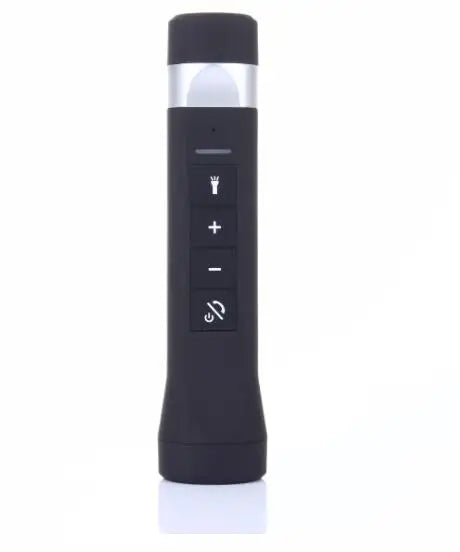 Bicycle Speaker MP3 Player USB TF Card Reader Slot Ride Audio Bluetooth Sport Speaker li-ion Battery FM Radio LED Flashlight - Free Shipping - aurelia-clothing-8955