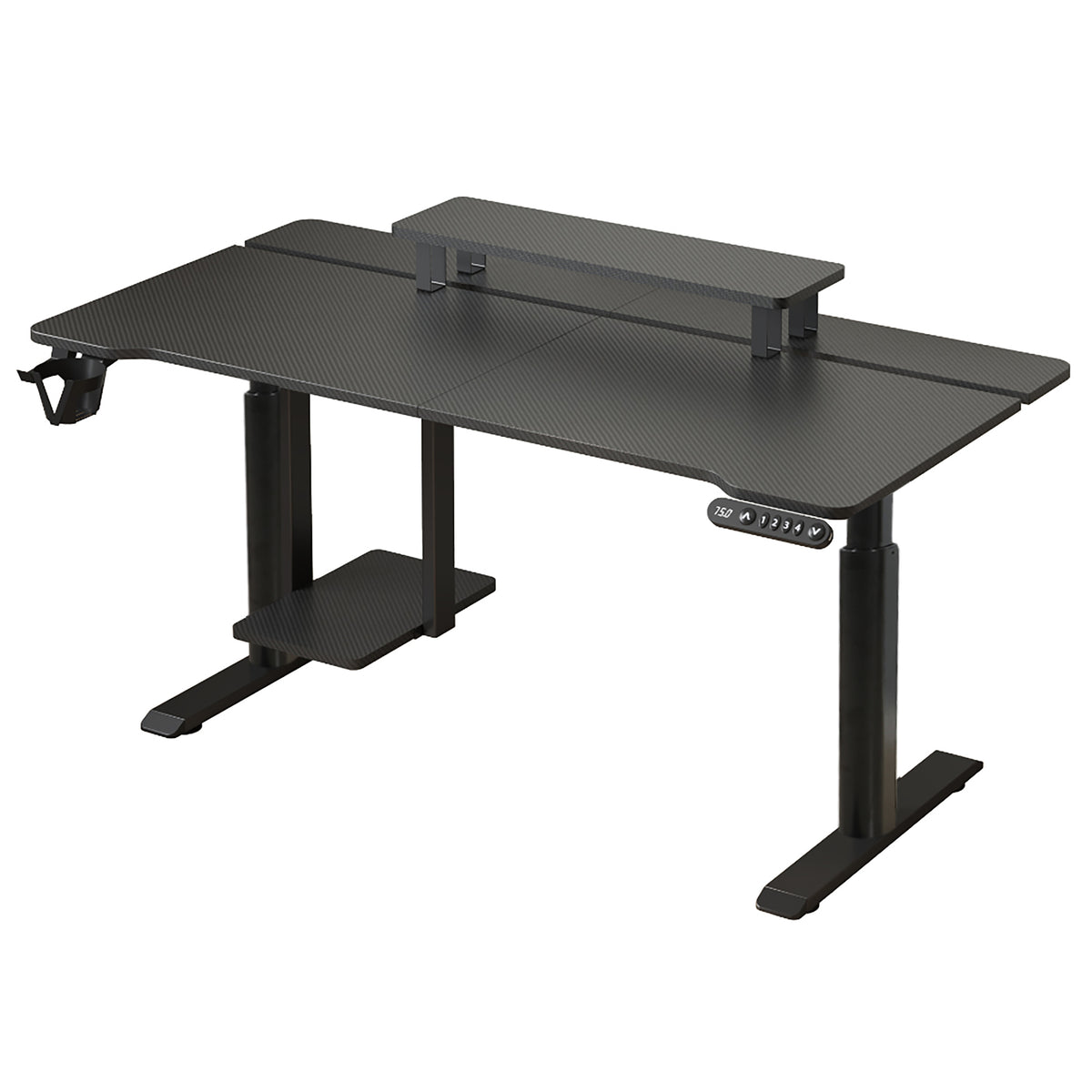 Black Dual Motor Height Adjustable Electric Standing Desk-Free Shipping - aurelia-clothing-8955