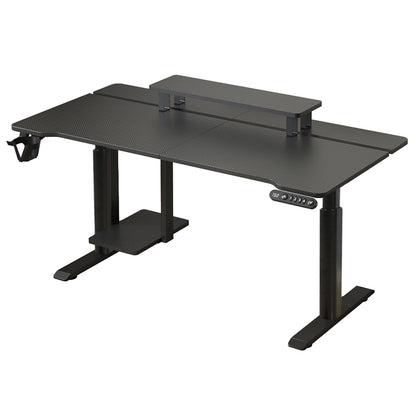 Black Dual Motor Height Adjustable Electric Standing Desk-Free Shipping - aurelia-clothing-8955